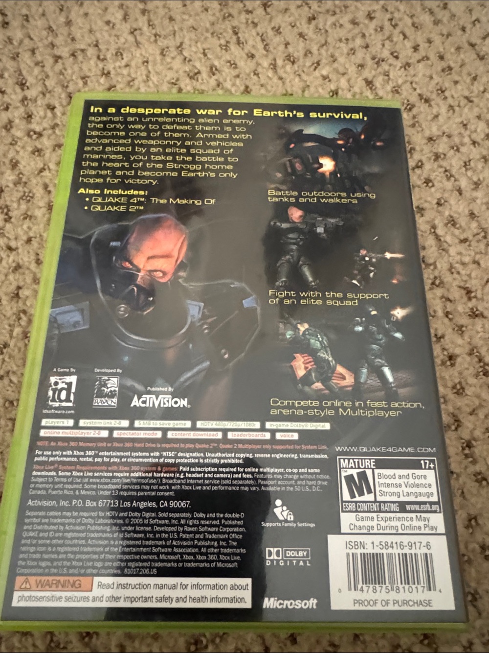 Microsoft Xbox 360 Bioshock & Quake 4 Game Bundle - Green Accents - Picture 5 of 5